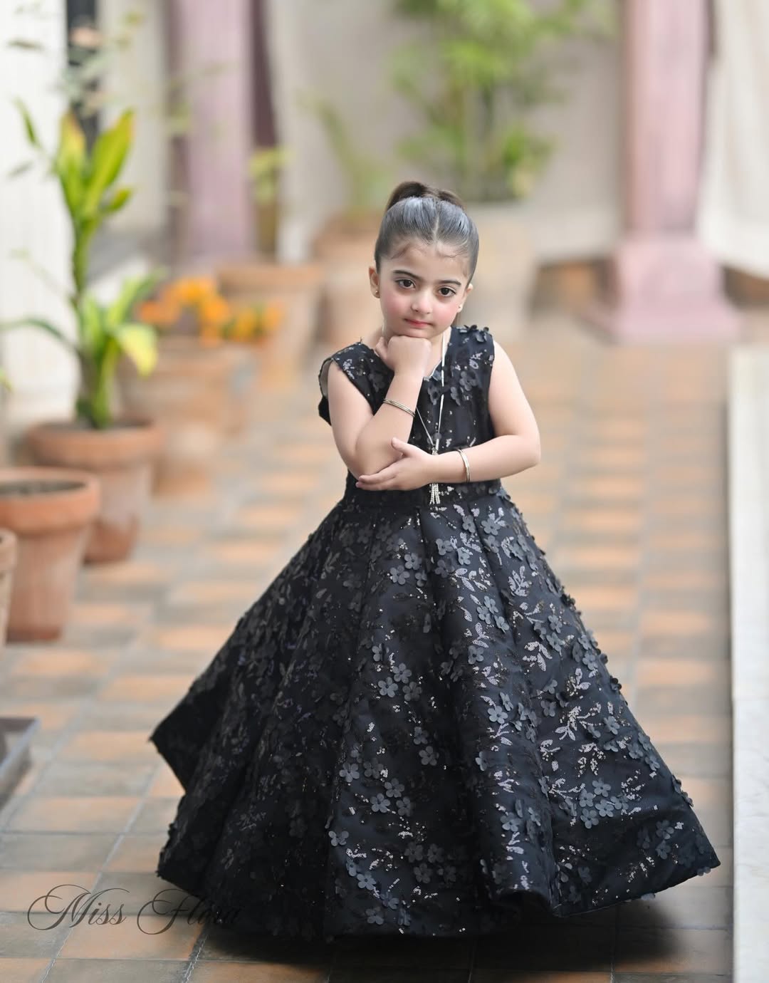 Midnight Sparkle Designer Ball Gown