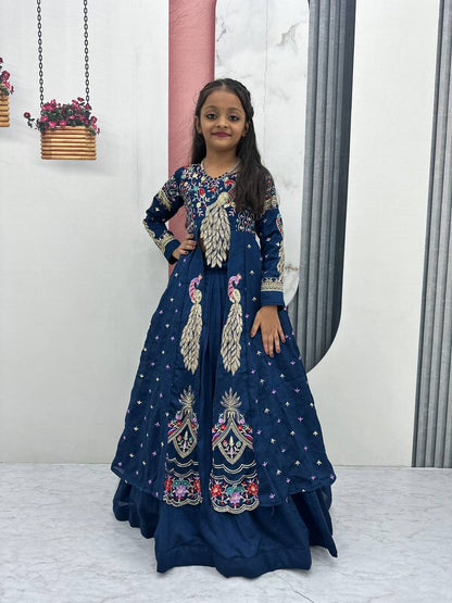 Kiara Midnight Blue Royal Lehenga Set