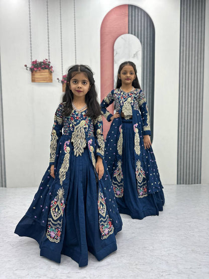 Kiara Midnight Blue Royal Lehenga Set