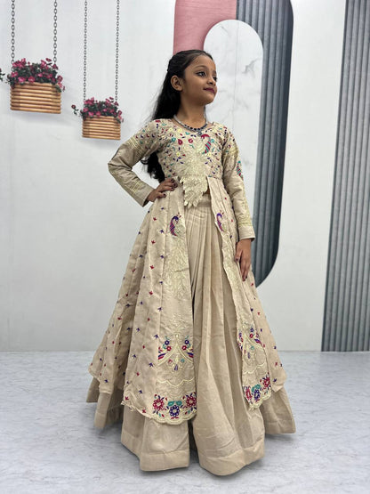 Anaya Ivory Bloom Festive Lehenga Set
