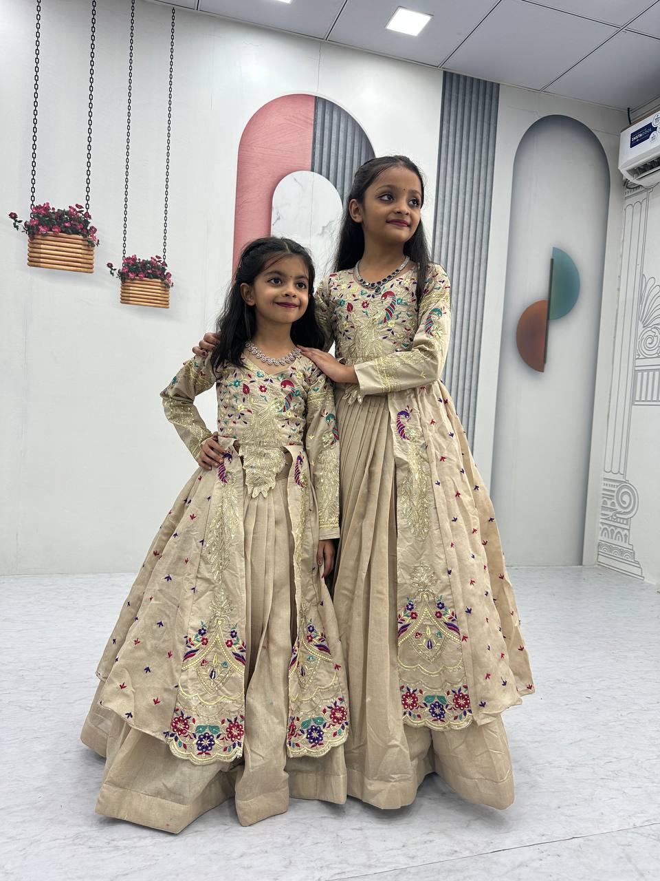 Anaya Ivory Bloom Festive Lehenga Set