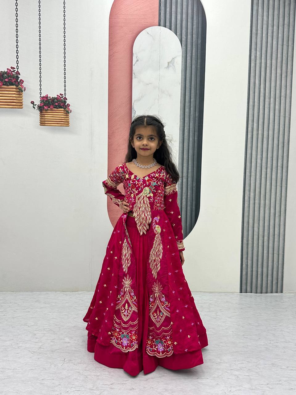 Aarohi Royal Magenta Lehenga Set