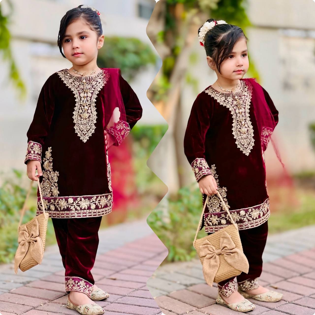 Aarohi Royal Velvet Suit Set