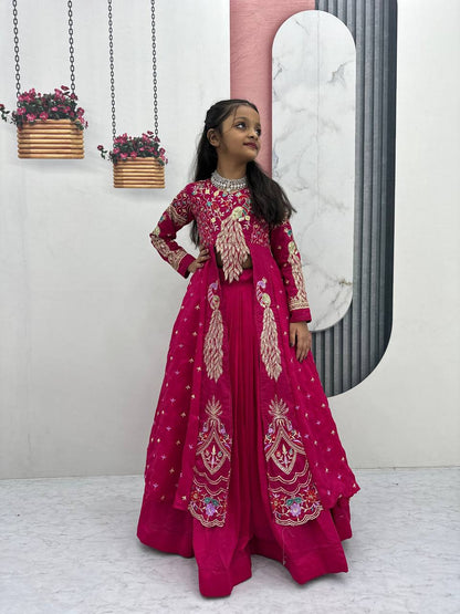 Aarohi Royal Magenta Lehenga Set
