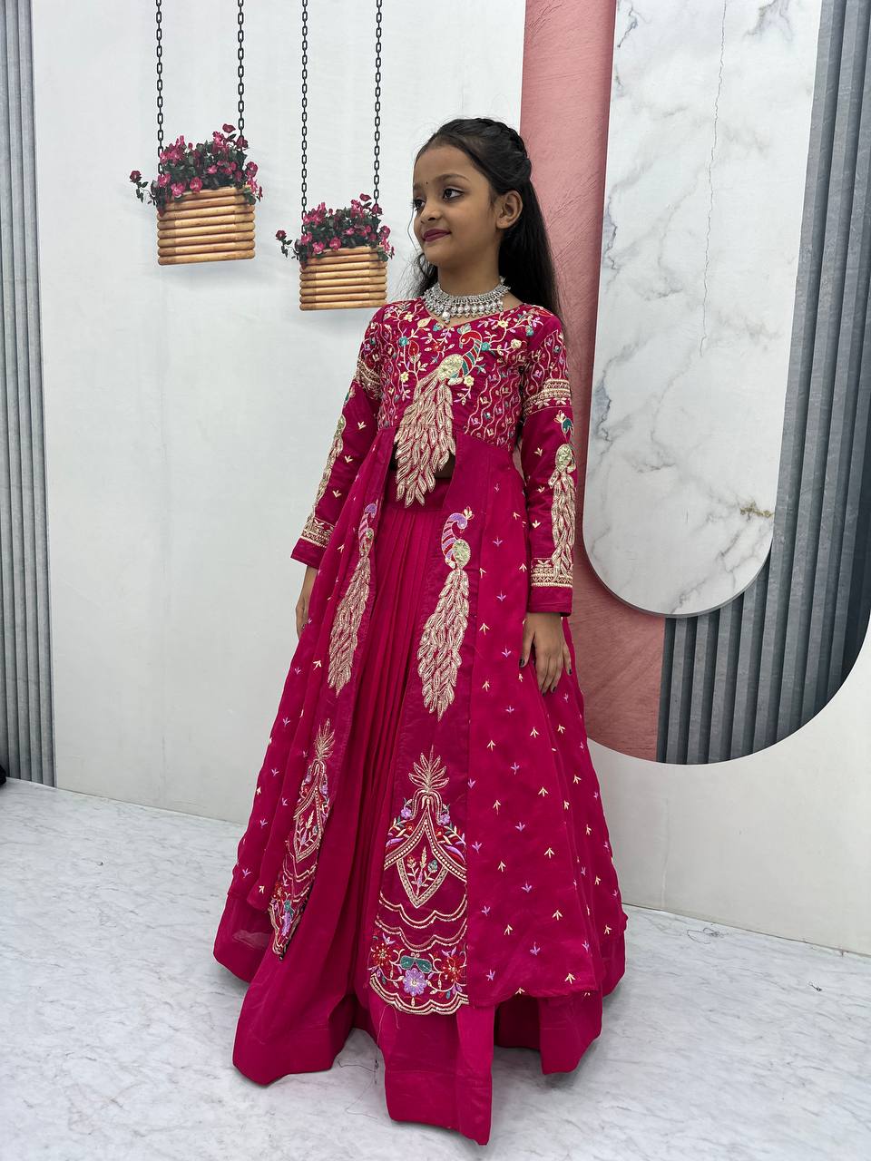 Aarohi Royal Magenta Lehenga Set