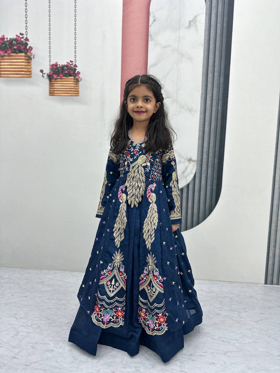 Kiara Midnight Blue Royal Lehenga Set